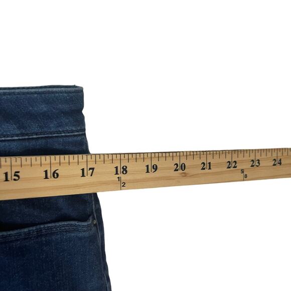 ASOS Denim Women's Plus Size 34/28 High Rise Dark Wash Cropped Jeans - Picture 8 of 10